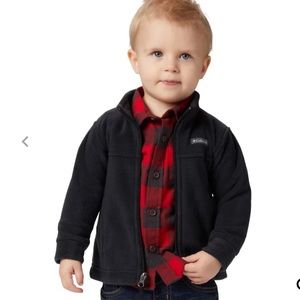 Columbia Steens Mountain II Fleece zip up Jacket 18-24 months in Black